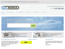 Tablet Screenshot of carmarks.net